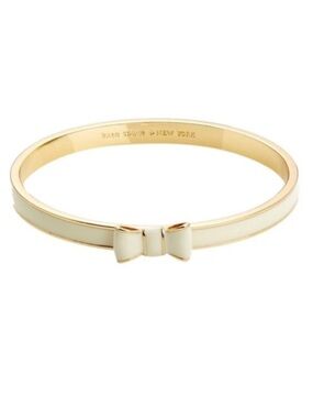 Kate Spade Women’s Cream Take A Bow Bracelet OS EUC